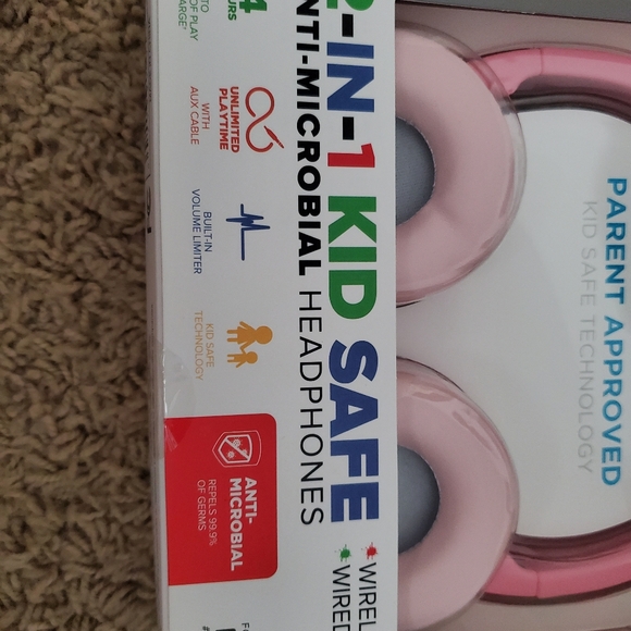 Altec Lansing 2 N 1 Wireless- Two Tone Over The Ear Wireless Noise Canceling - Picture 4 of 4